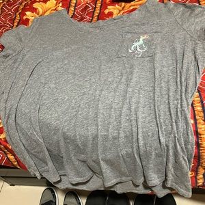 Grey T-shirt, comfy to wear